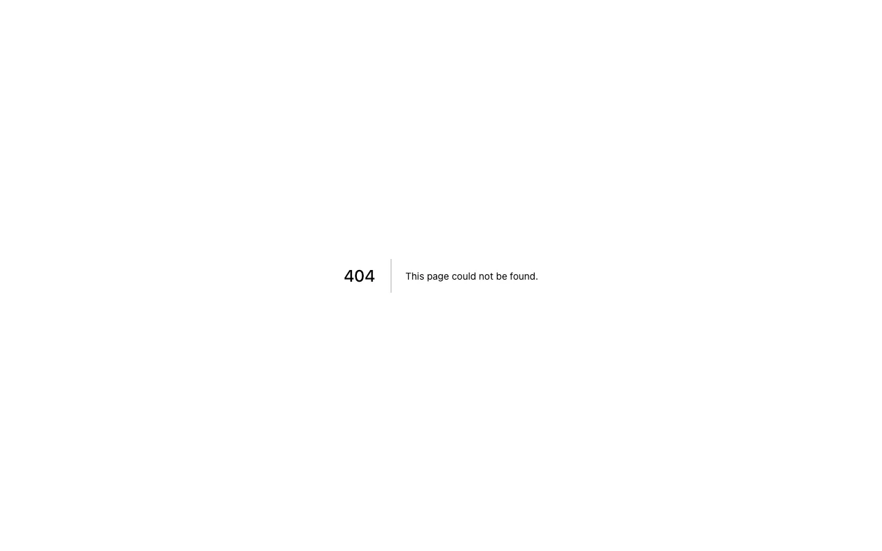 Unsubscribe confirmation page after clicking the email link